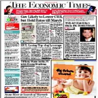 today The Economic Times Newspaper
